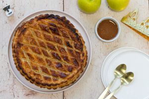 Recette Galette des rois à la pomme et caramel au Thermomix