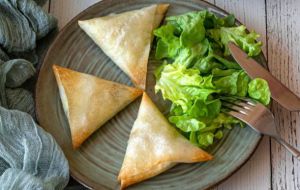 Recette Samoussas courgette et chèvre frais