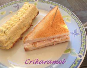 Recette Terrine de poulet à l'indienne et club sandwich dinde fromage frais