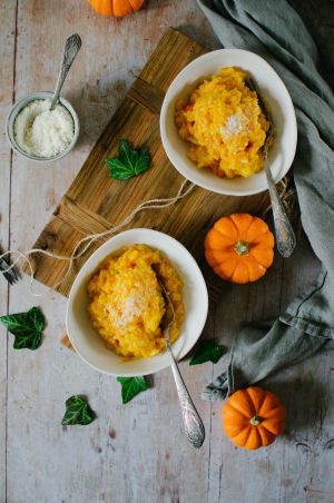 Recette Risotto au potimarron et pecorino