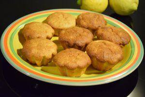 Recette Gâteaux moelleux au citron et amande (ig bas)