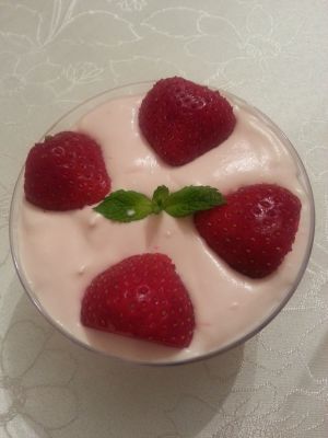 Recette Mousse mascarpone au fraise