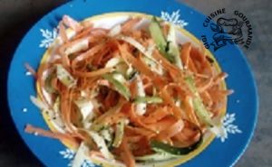 Recette Tagliatelles de carottes et de courgettes