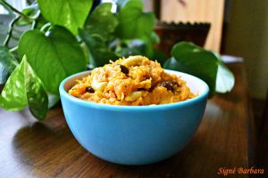 Recette Halwa de carottes à la cardamome (avec version vegan)