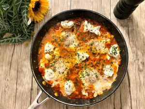 Recette Chakchouka au chèvre frais