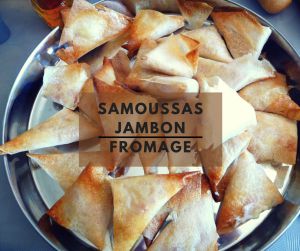 Recette Samoussas jambon fromage