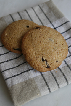 Recette Cookies au chocolat et pépites de chocolat noir