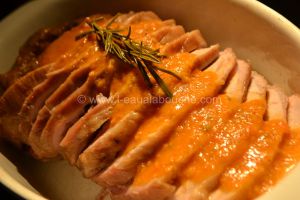 Recette Rôti De Porc Basse Température Sauce À La Pulpe De Tomates