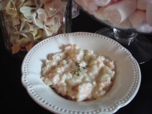 Recette Risotto au saumon et à la crème au parmesan