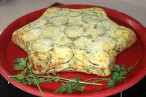 Recette Flan de courgettes à l’italienne *