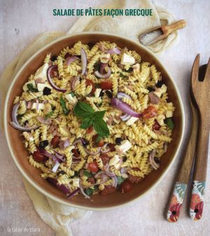 Recette Salade de pâtes façon grecque