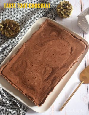 Recette Tarte tout chocolat
