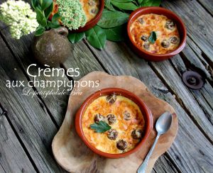 Recette Crèmes aux champignons