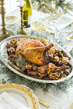 Recette Dinde de Noël aux marrons : recette gourmande des fêtes