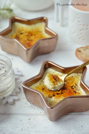 Recette Crème brûlée aux champignons #vegan #glutenfree #Noël