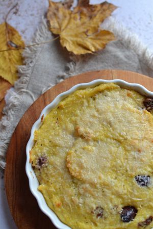 Recette Gratin de polenta #végétarien