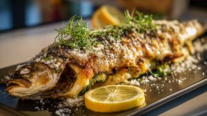 Recette Bar en croûte de sel