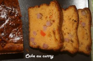 Recette Cake au curry