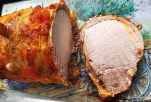 Recette Rôti de porc à la sauce tomate maison