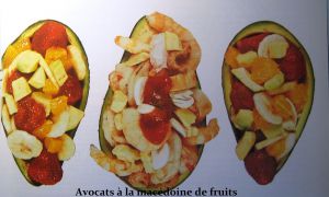 Recette Avocats à la macédoine de fruits