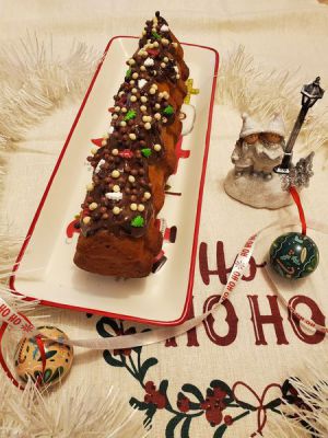 Recette Sapin moelleux amandes caramel