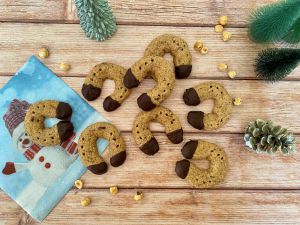Recette Bredele fer à cheval aux noisettes et chocolat