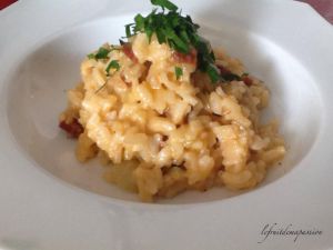 Recette Risotto au chouchou (Christophine) et chorizo