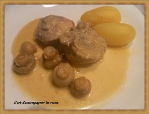 Recette Filet mignon de porc moutarde/échalotes