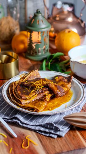 Recette Crêpe Suzette traditionnelle au Cognac