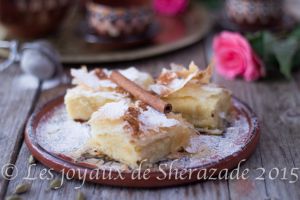 Recette Bougatsa : dessert à la semoule