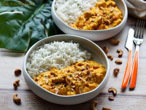 Recette Curry de poulet au potimarron