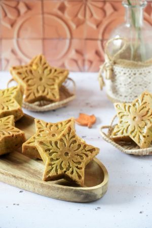 Recette Etoiles sarrasin/pommes et noix de pécan