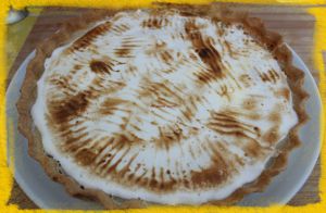 Recette Tarte au citron meringuée sans produits laitiers