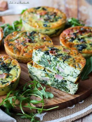 Recette Quiche sans pâte au Boursin & épinards