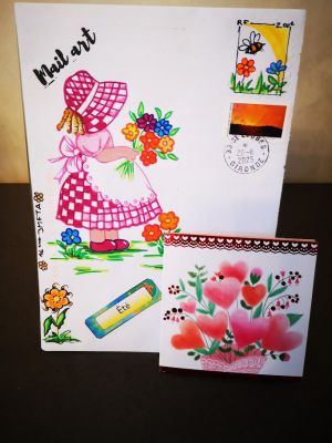 Recette Art postal : 16ème jfmta - thème : les saisons