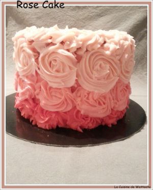 Recette Rose cake