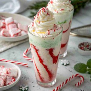 Recette Peppermint Christmas Float – Ice Cream Drink Recipe