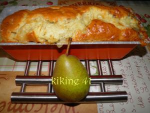 Recette Cake poires & roquefort