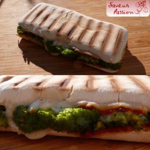 Recette Sandwicherie du mercredi, le retour : panini-brocolis, vegan ou pas