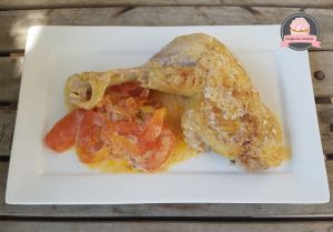 Recette Poulet au boursin et aux tomates au cookeo