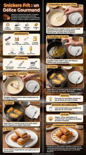 Recette Snickers frit : un délice gourmand