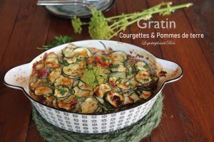 Recette Gratin de courgettes et pommes de terre