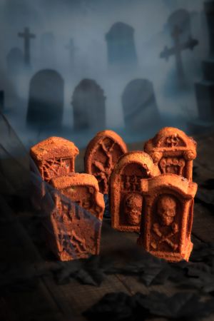 Recette Petits cakes  à la courge aux cranberries et noix de pécan pour Halloween