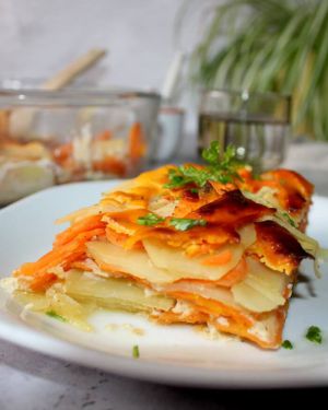 Recette Dauphinois de carottes et pommes de terre (+idée menu)