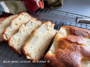 Recette Cake aux poires et à l'amande