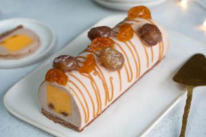 Recette Bûche glacée marron clémentine
