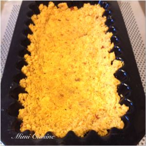 Recette Tarte méditerranéenne à la pâte de polenta
