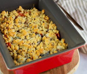 Recette Crumble de carottes au chorizo