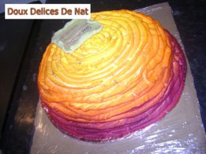 Recette Entremet rose passion aux fruits exotiques :