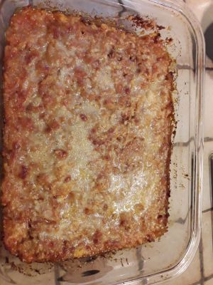 Recette Gratin de riz à la bolognaise